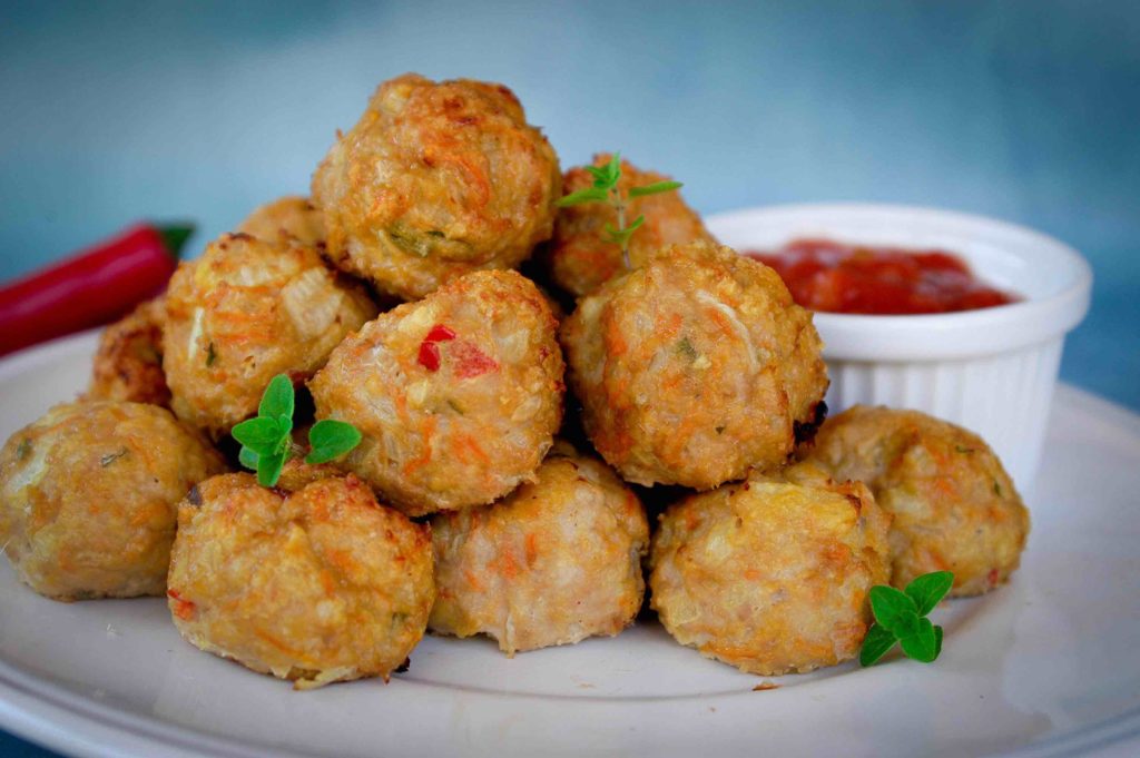 Easy Baked Chicken Meatballs Shift Nutrition