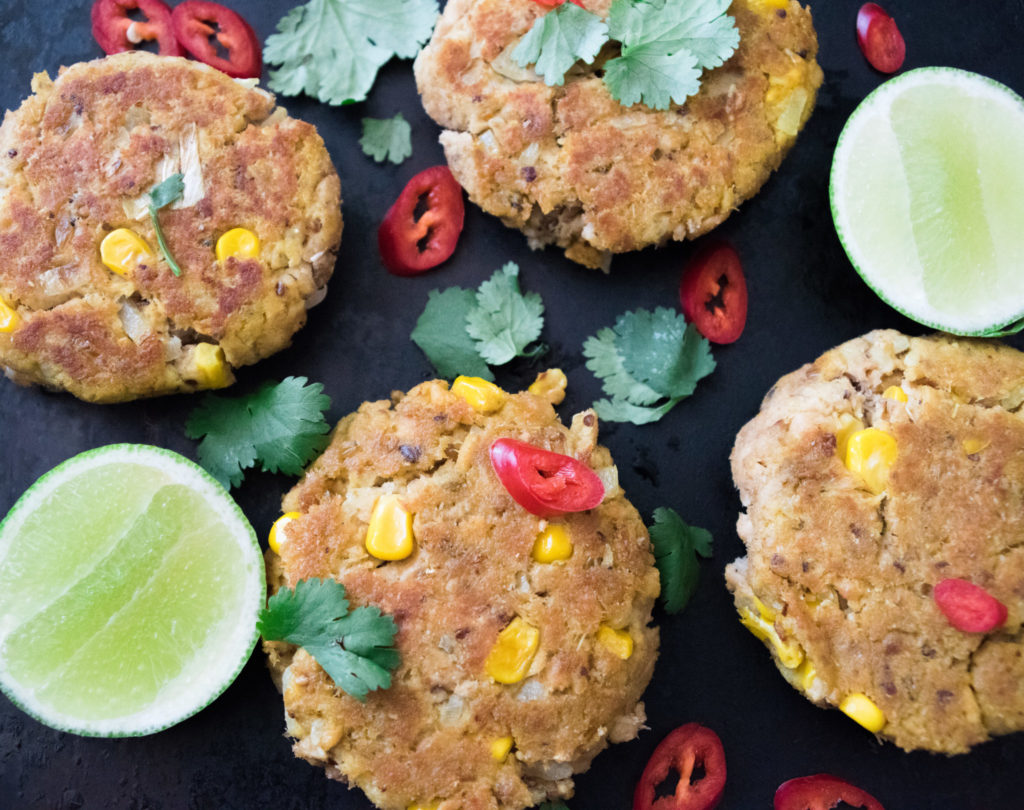 salmon and chilli patties, the ultimate pantry meal!